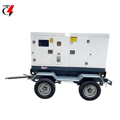 kwaliteit  Best Selling 80kw/80 kw/100 KVA Commercial Silent Portable Industrial Standby Diesel AC Generator 3 Phase On Trailer Price 8 Hours Keep Running fabriek