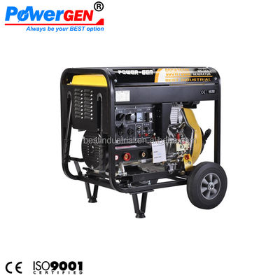 kwaliteit  With 2 operating modes! ! ! 180A Max Diesel Engine 10HP Diesel Generator 5KW Portable Welding Welding Machine BDGW7500E fabriek